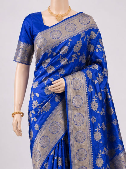 Royal Blue Katan Silk