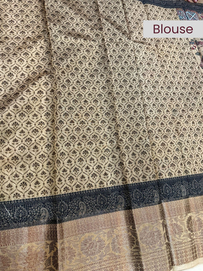 Silk blouse with smooth premium texture and elegant finish – Mantavya Banaras