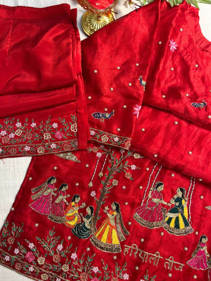 Teej Suit Set