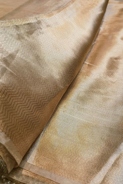 golden saree