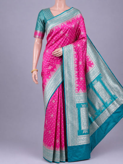Pink Chiniya Silk