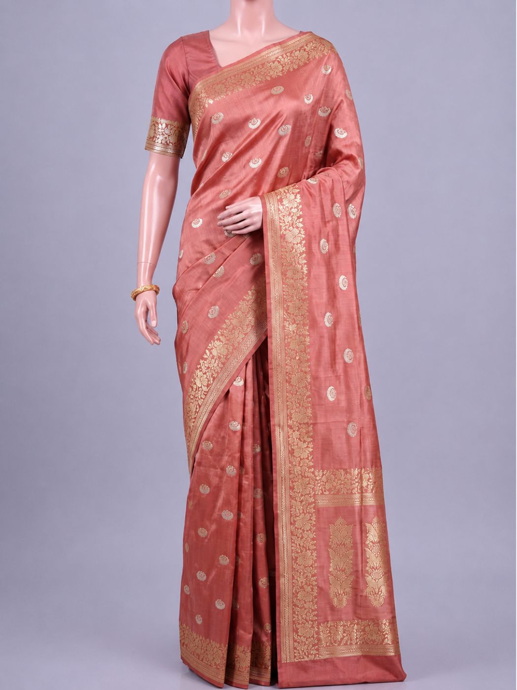 Peach Katan Silk