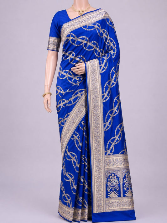Royal Blue Katan Silk Dummy View 01