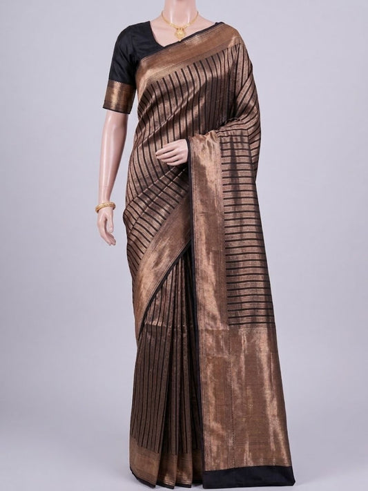 Black Katan Silk