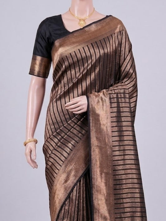 Black Katan Silk