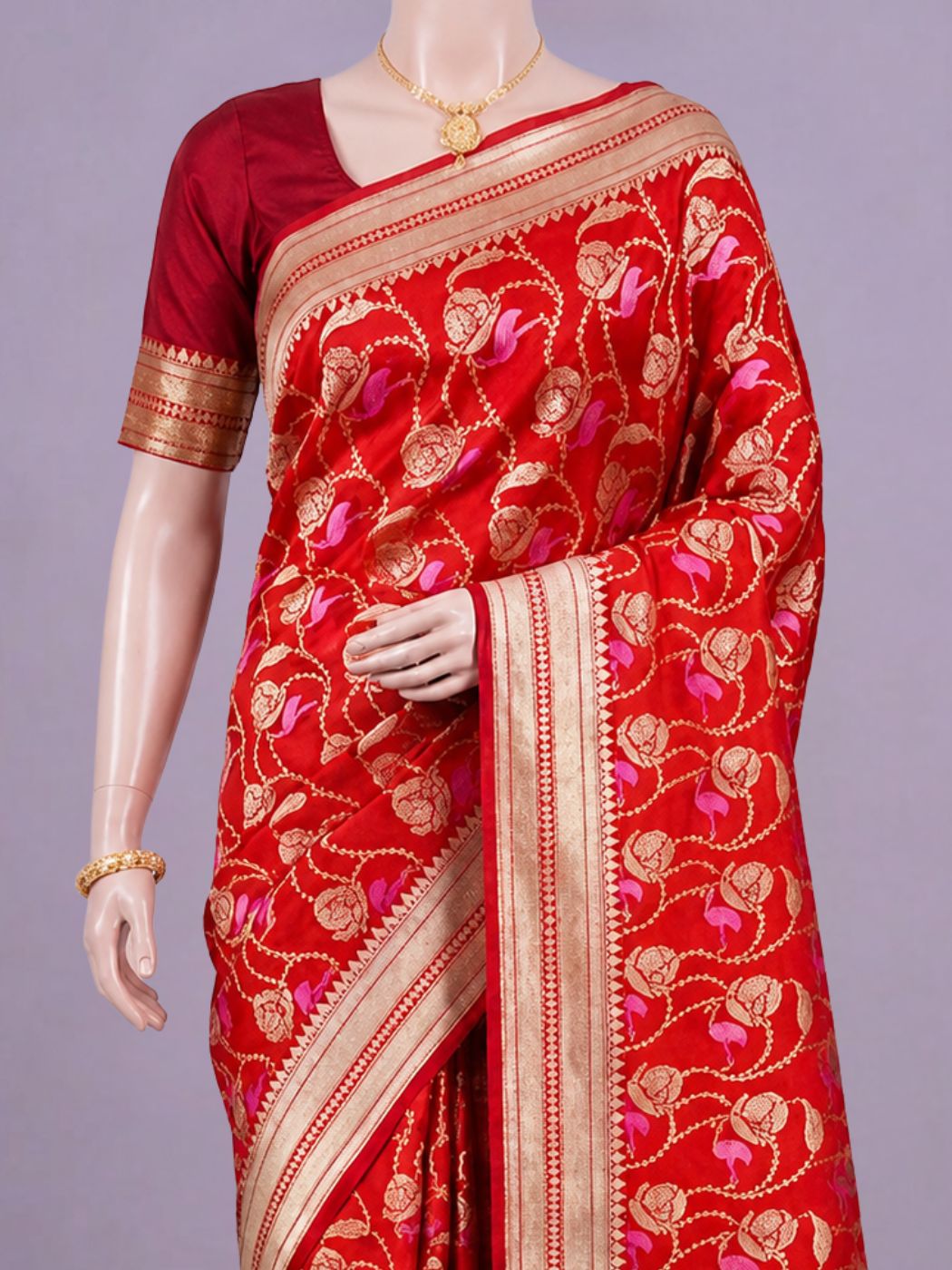Red Katan Silk