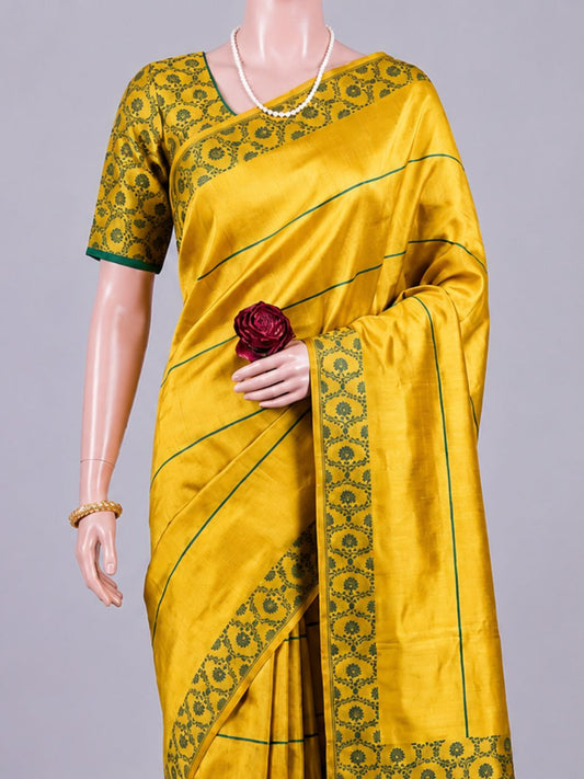 Yellow Katan silk