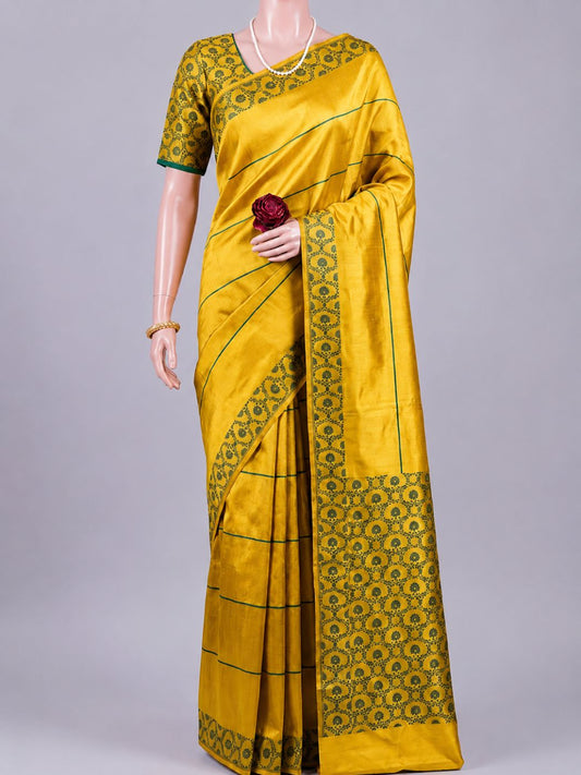 Yellow Katan silk