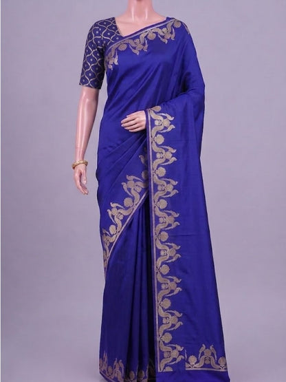 Royal Blue Katan Silk