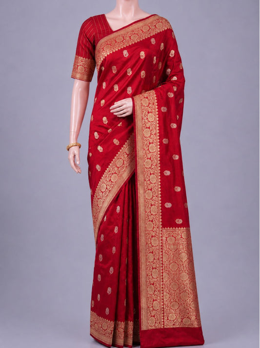 Royal Red Katan Silk