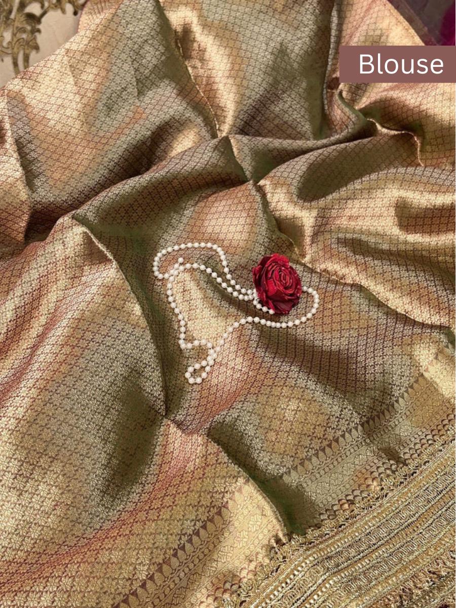 wine brocade blouse