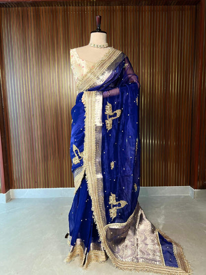 Royal Blue Maharani Gaj
