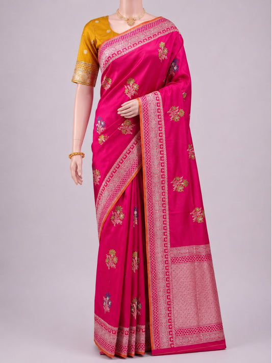 Hot Pink Katan Silk