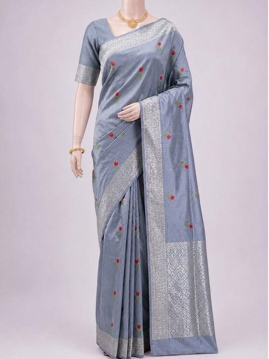 Grey Katan Silk