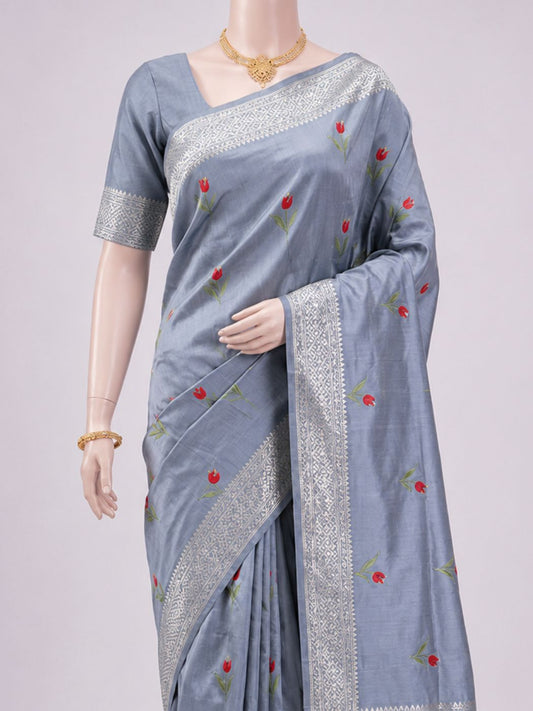 Grey Katan Silk