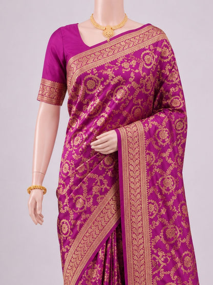 Magenta Katan Silk