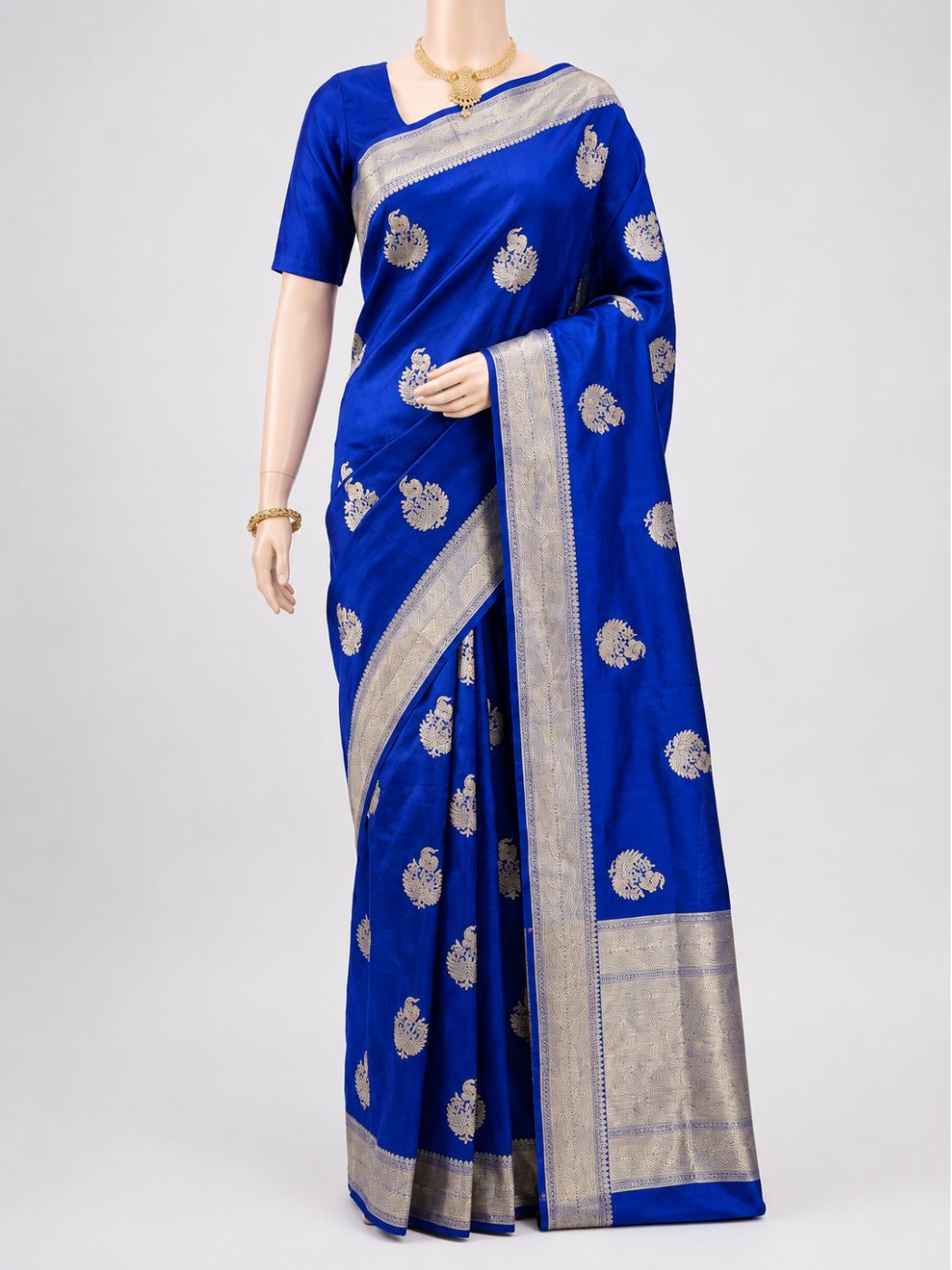 Royal Blue Katan Silk