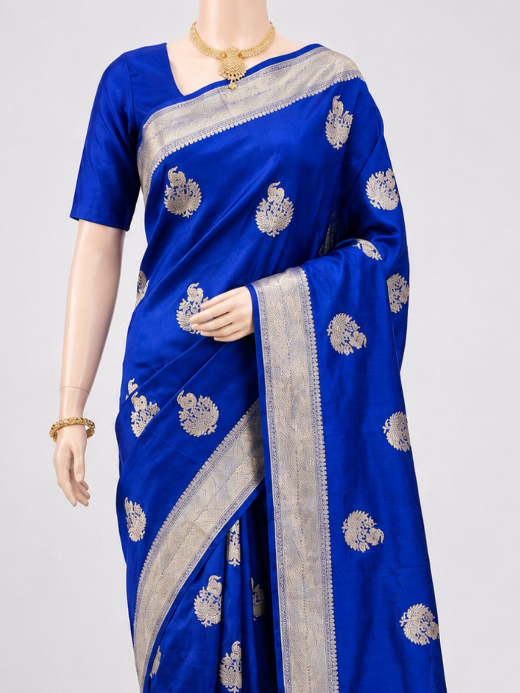 Royal Blue Katan Silk