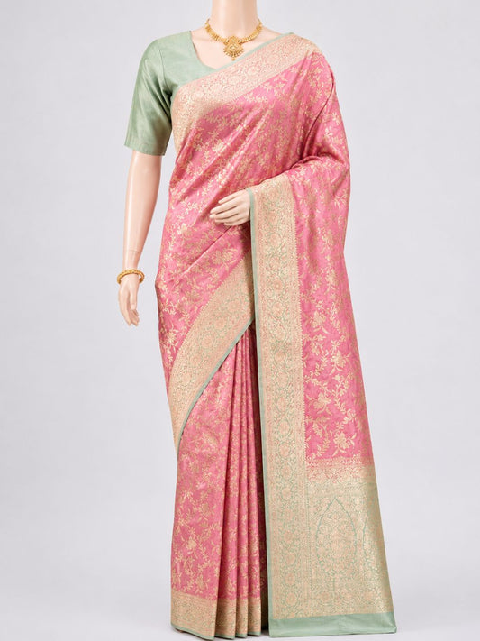 Dusty Rose Pink Katan Silk