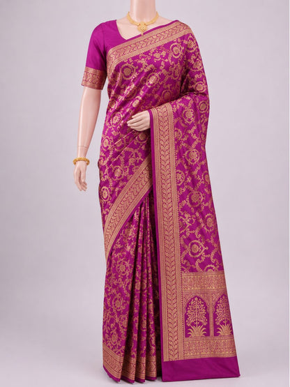 Magenta Katan Silk