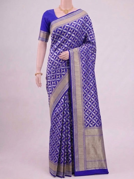 Royal Blue Katan Silk