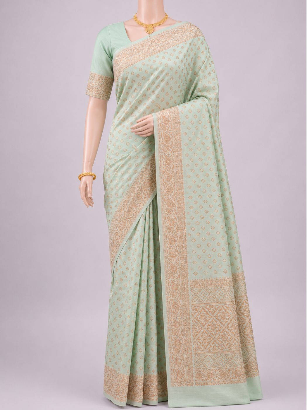 Pista Green Katan Silk