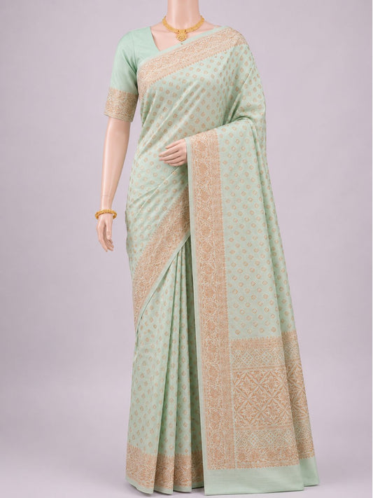 Pista Green Katan Silk