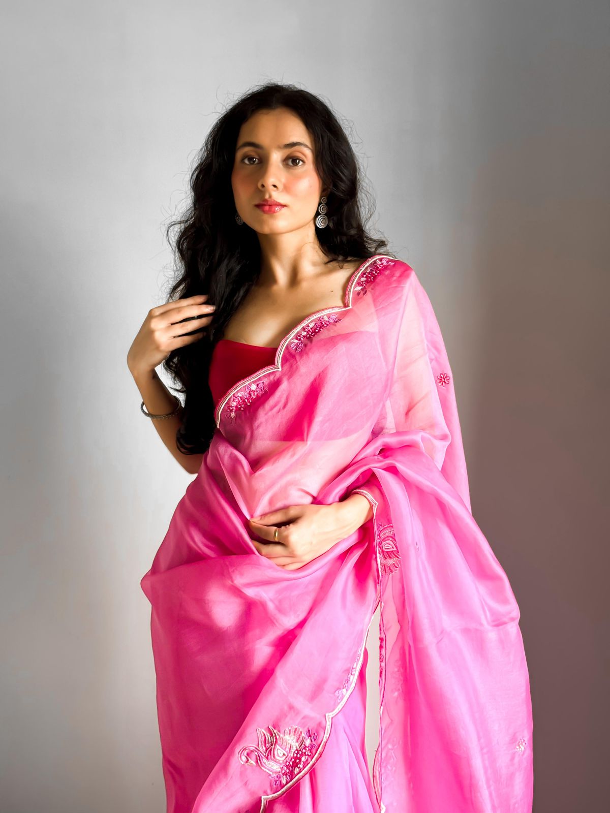 Pink Kora Silk