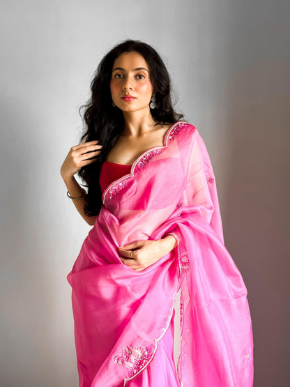 Pink Kora Silk