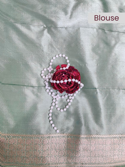 Pista Green Katan Silk